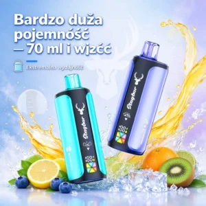 bardzo duża pojemność — 70 ml i więcej