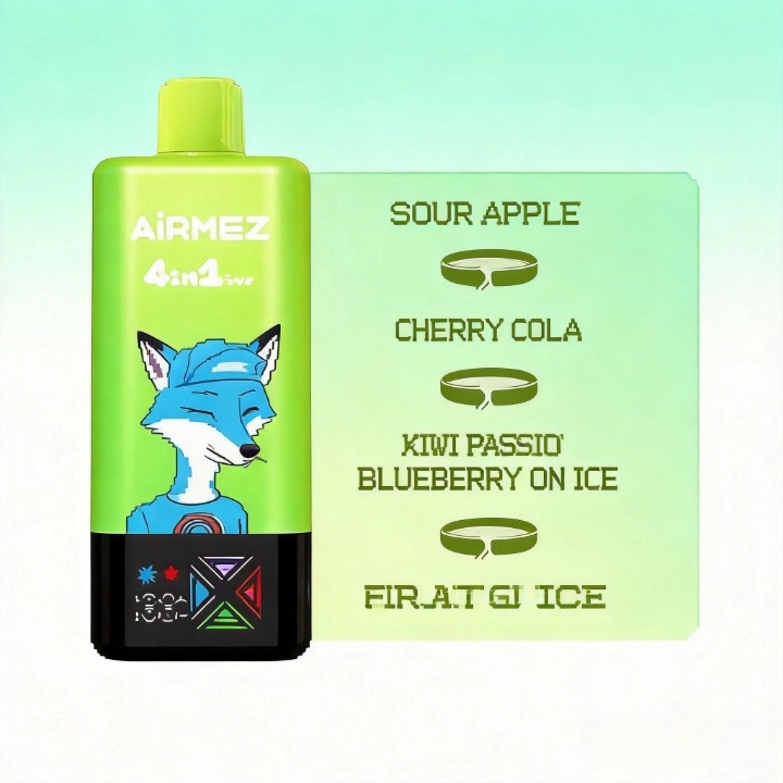Sour Apple / Cherry Cola / Blueberry On Ice / Kiwi Passion Fruit Guava